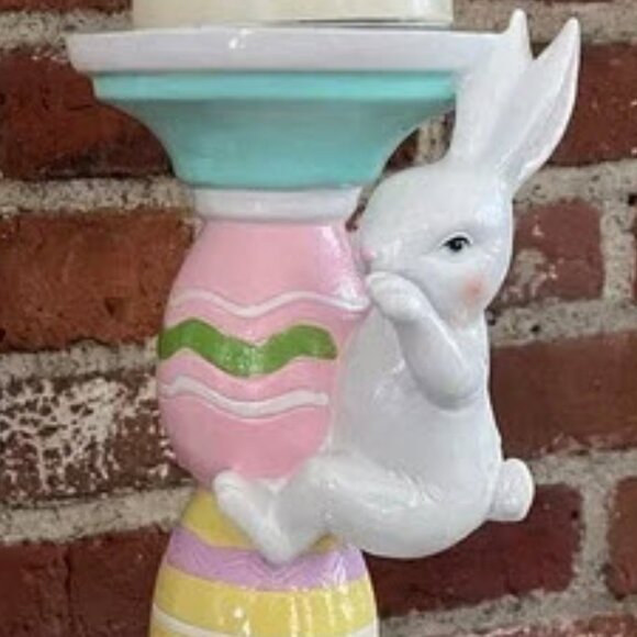 NWT Martha Stewart Bunny Candle Holders - Picture 3 of 5
